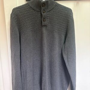 RW&CO. Men's Charcoal Turtleneck Sweater